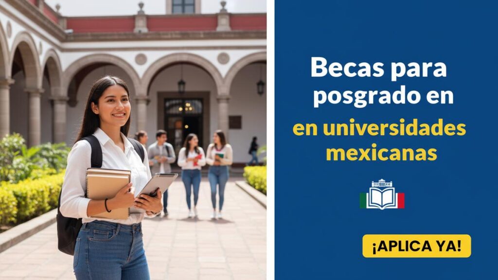 Becas para posgrado en universidades mexicanas