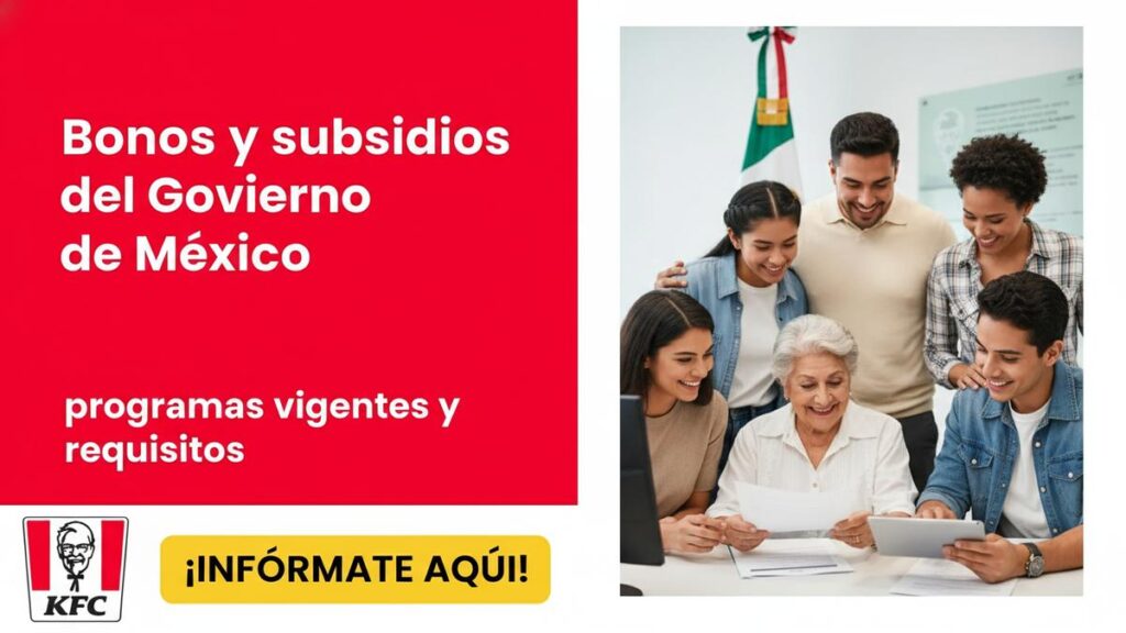 Bonos y subsidios del Gobierno de México: programas vigentes y requisitos