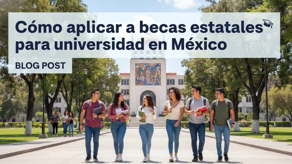 Cómo aplicar a becas estatales para universidad en México