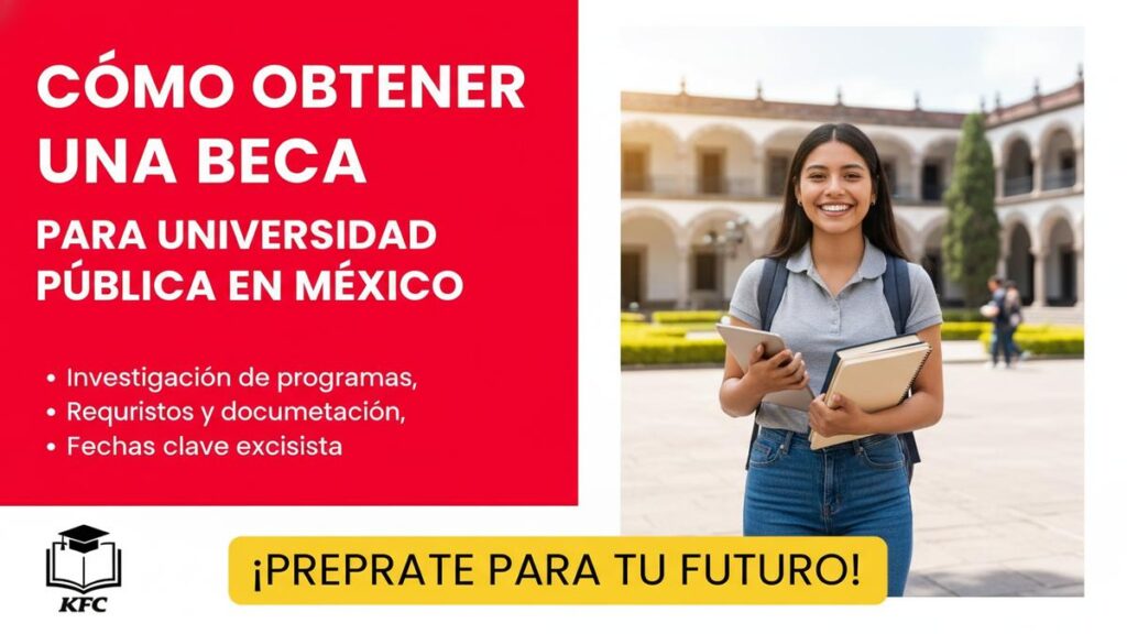 Cómo obtener una beca para universidad pública en México