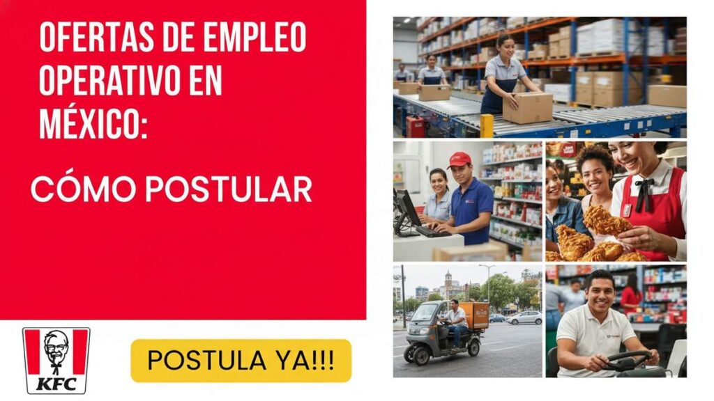 Ofertas de empleo operativo en México: cómo postular