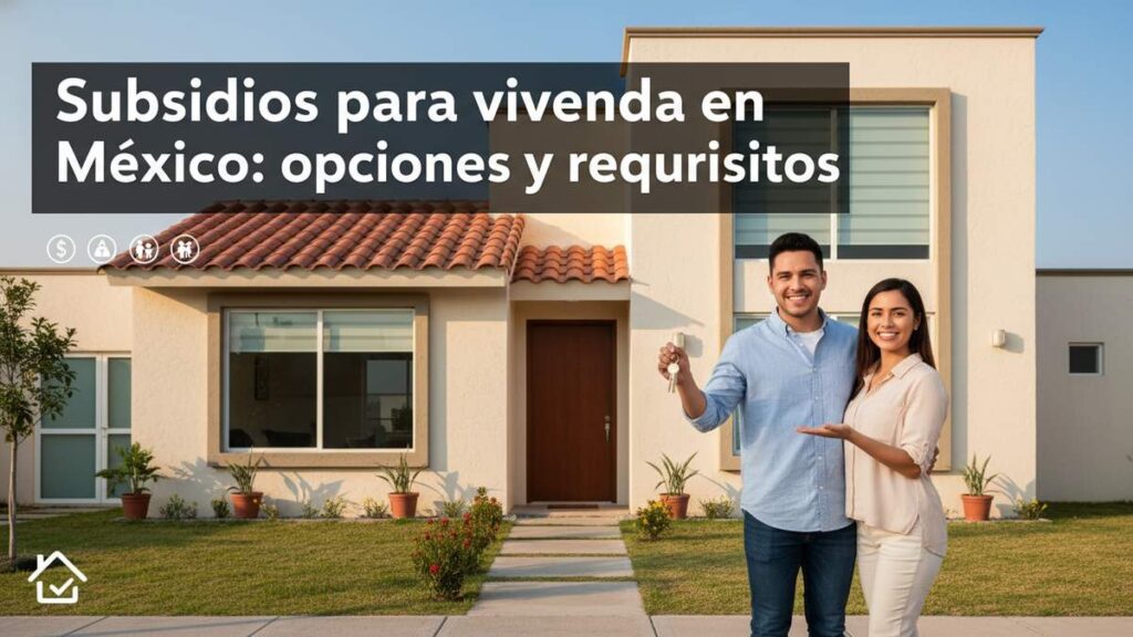 Subsidios para vivienda en México: opciones y requisitos