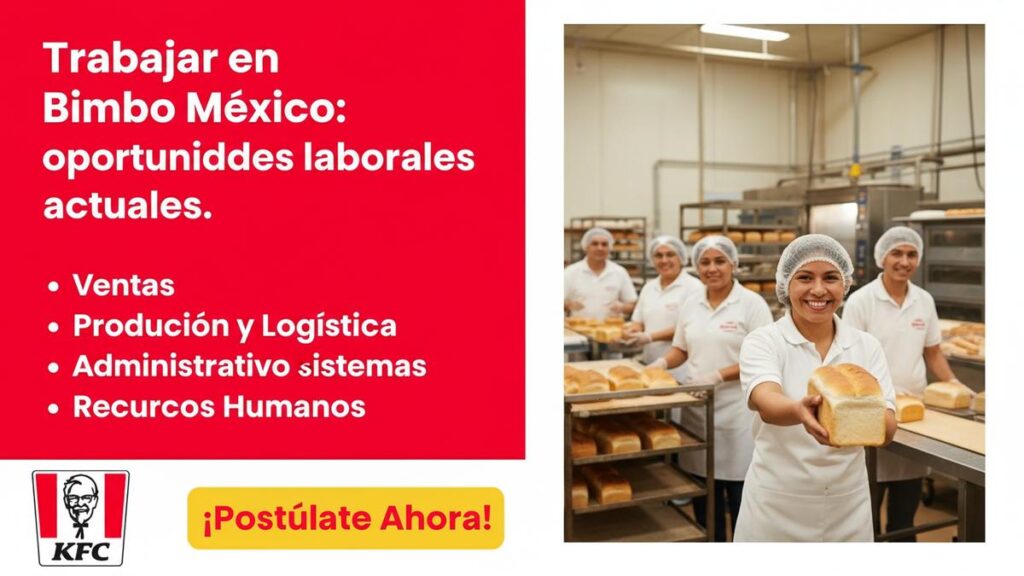 Trabajar en Bimbo México: oportunidades laborales actuales