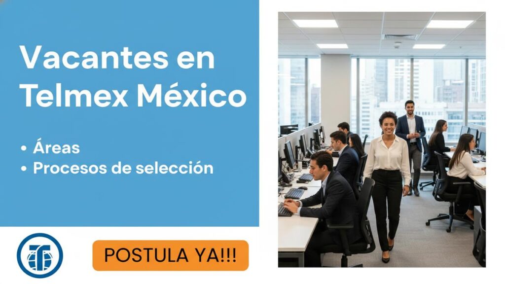 Vacantes en Telmex México: áreas y procesos de selección